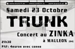 Trunk - live 23102004 - Le Zinka - Mauleon