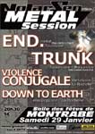Trunk - live 29012005 - Metal Session à Montrabe pres de Toulouse avec end down to earth et violance conjugale